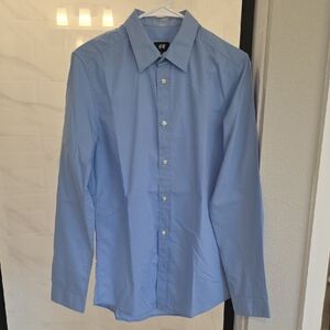 H&M Light Blue Casual Button Down Shirt